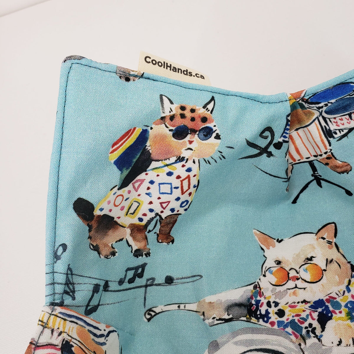 100% Cotton Microwavable Bowl Cozy - Hep Cats-4