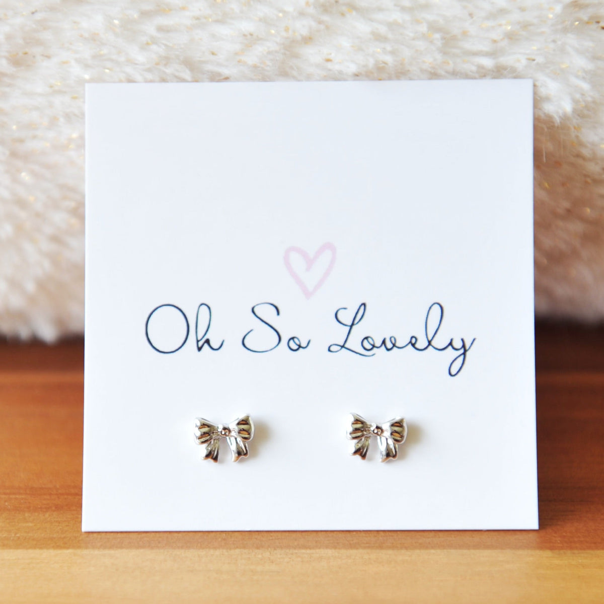 Marjorie Bow Stud Earrings