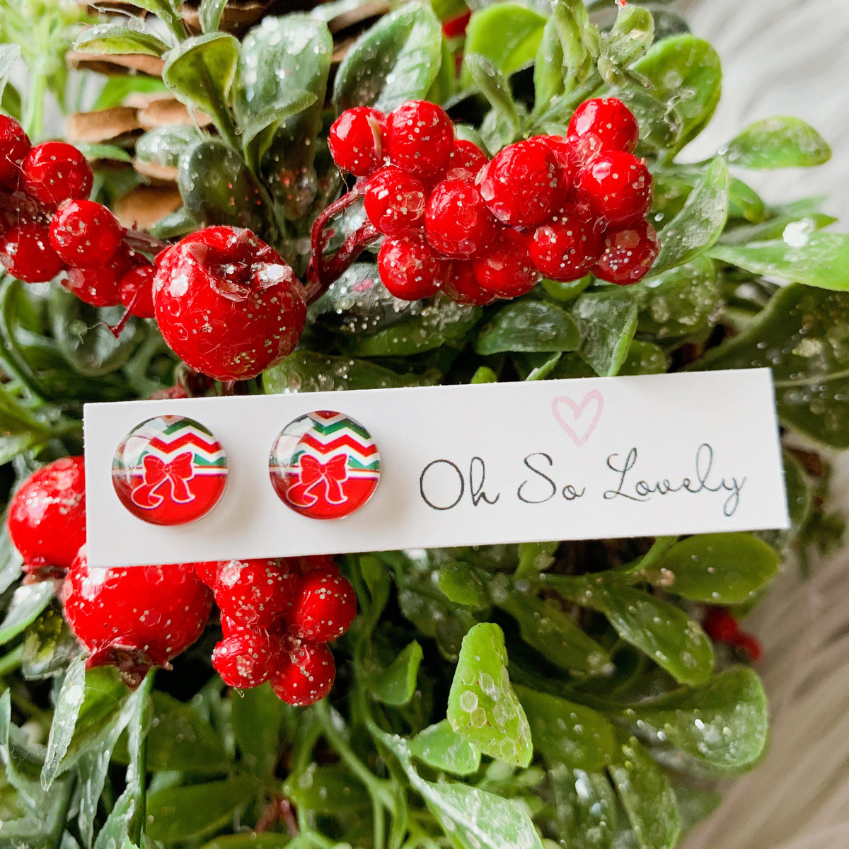 Oh So Lovely Holiday Studs