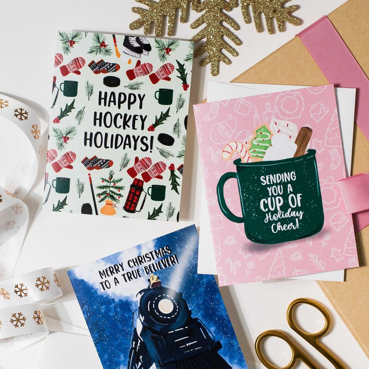 Mix & Match Holiday Card Bundle Set of 10
