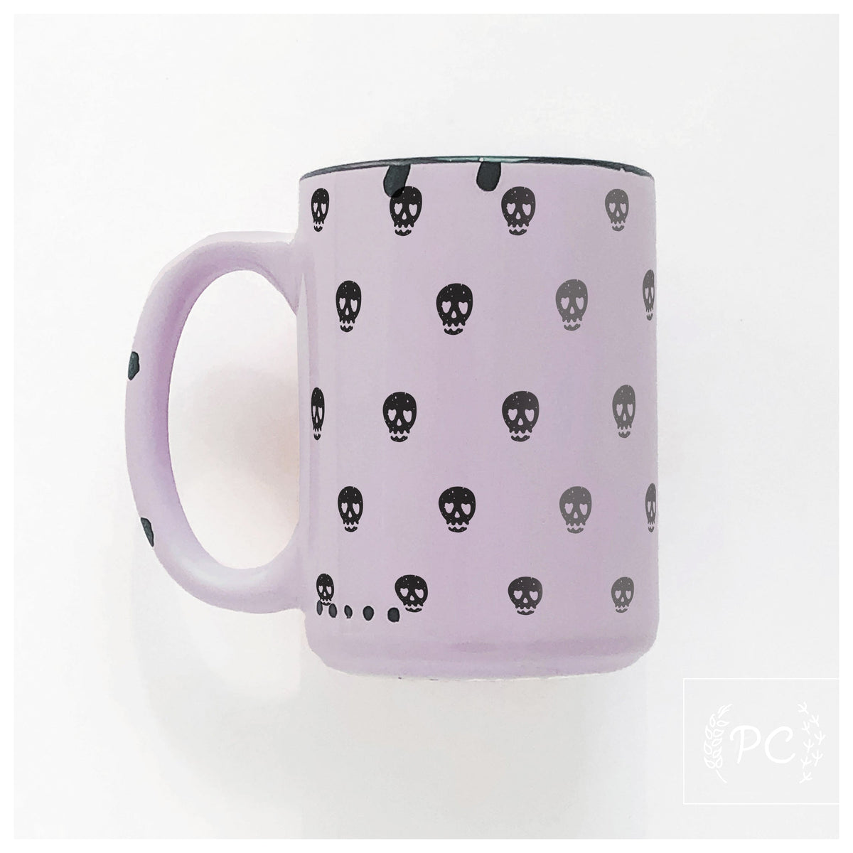 Skulls Halloween Ceramic Mug | Prairie Chick Prints