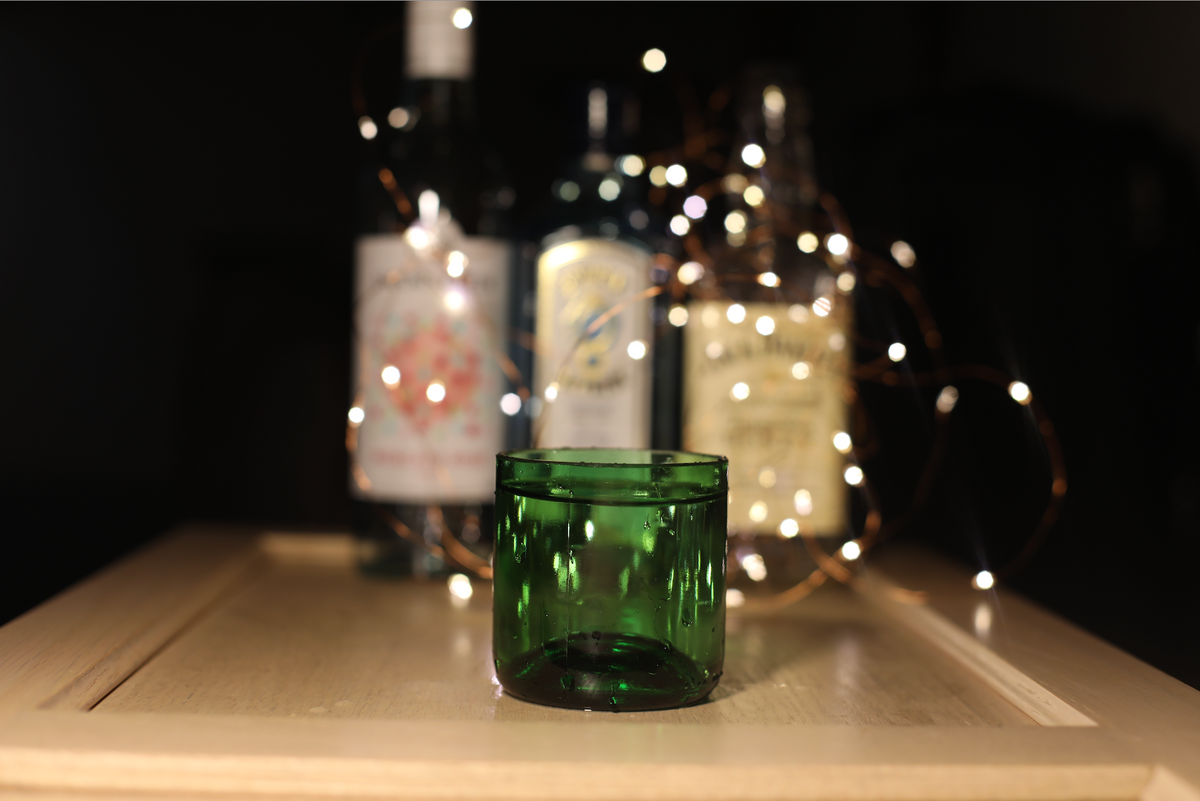 The Mosa Glass | Upcycled Wine Bottle Drinkware