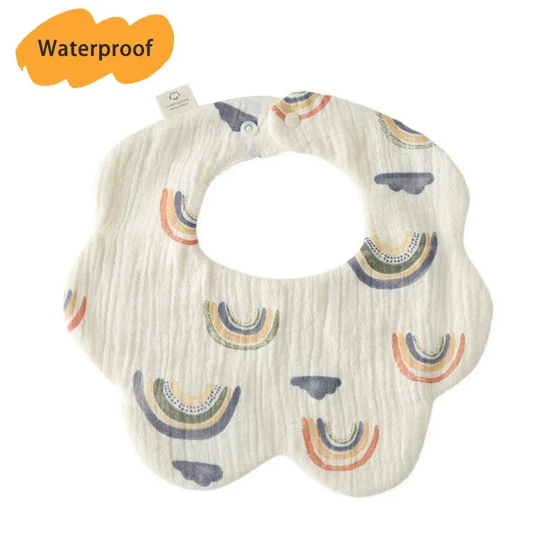 Multi layered Waterproof Baby Bib-19