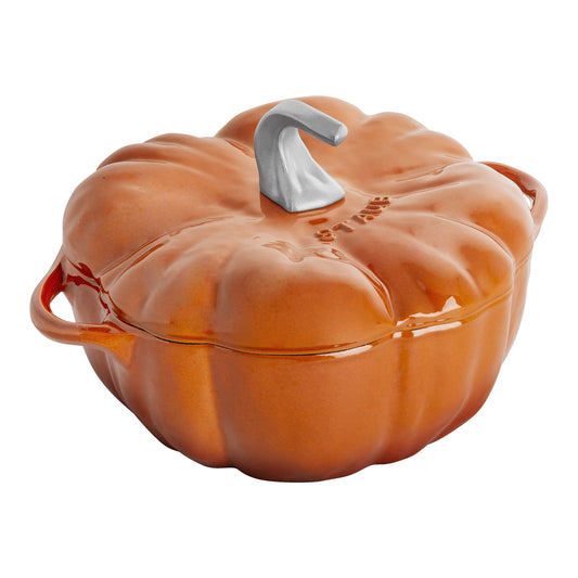 STAUB La Cocotte 3.25 L Cast Iron Pumpkin Cocotte, Cinnamon-0