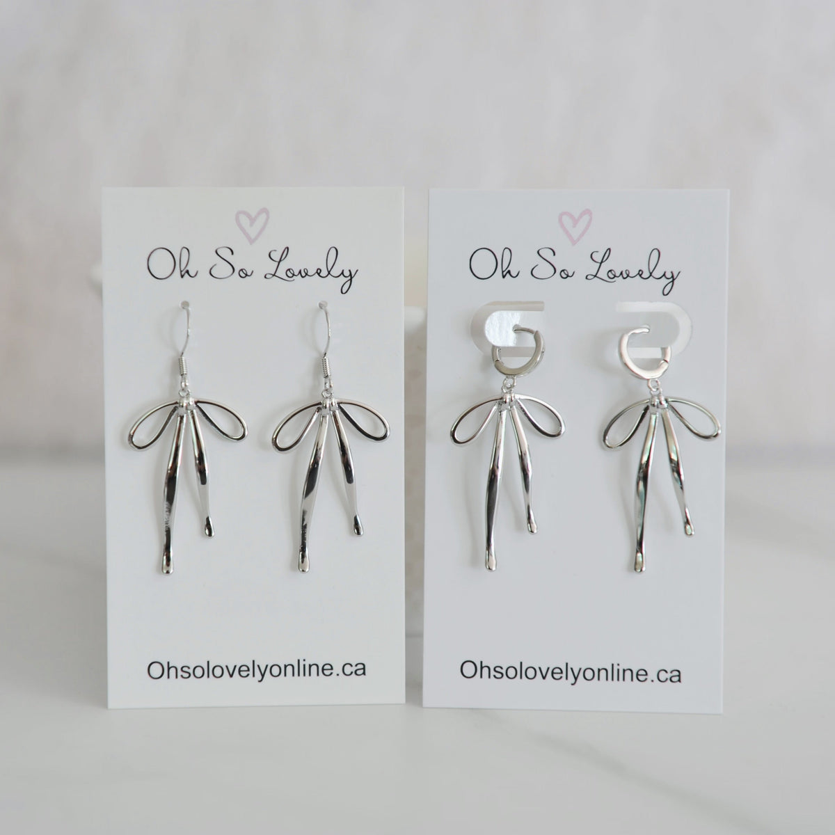 Chrishell Bow Drop Earrings