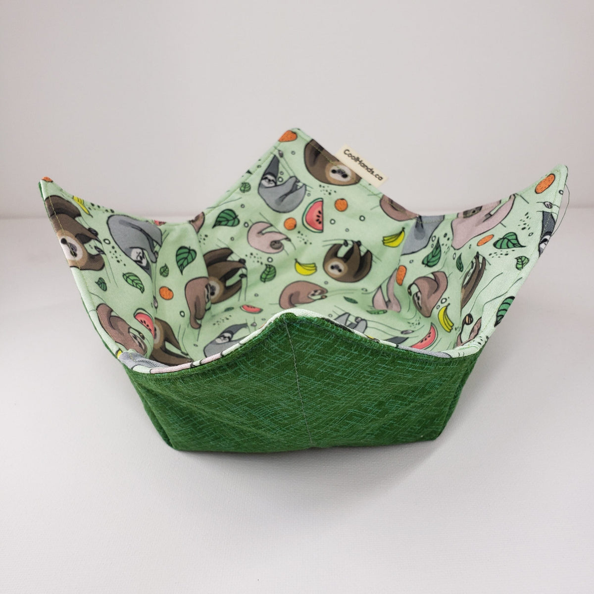 100% Cotton Microwavable Bowl Cozy - Two Toe-lly Awesome-1