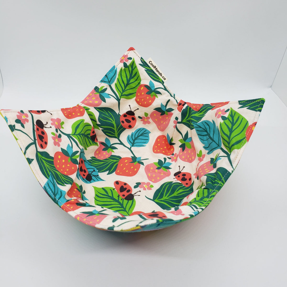 100% Cotton Microwavable Bowl Cozy - What Lamb, What Ladybird!-2