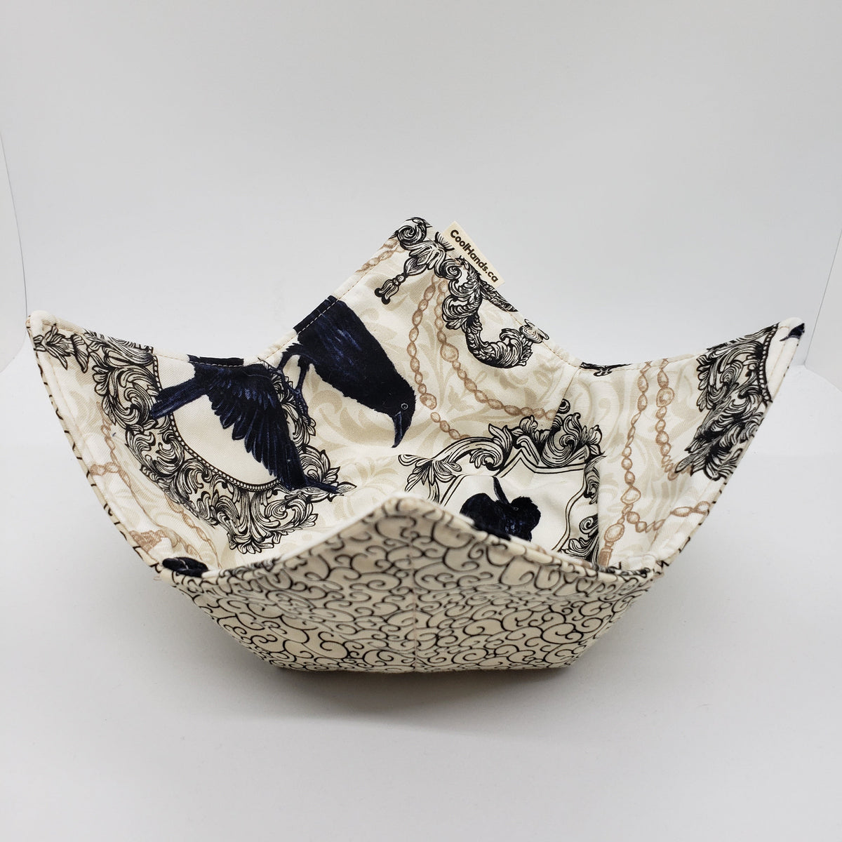 100% Cotton Microwavable Bowl Cozy - Nevermore-2