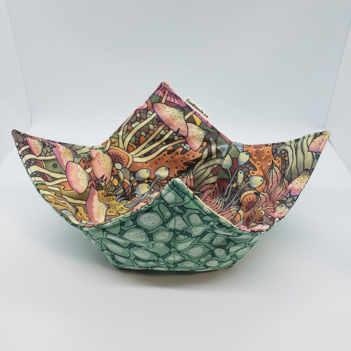 100% Cotton Microwavable Bowl Cozy - The Fungus Amongus-1