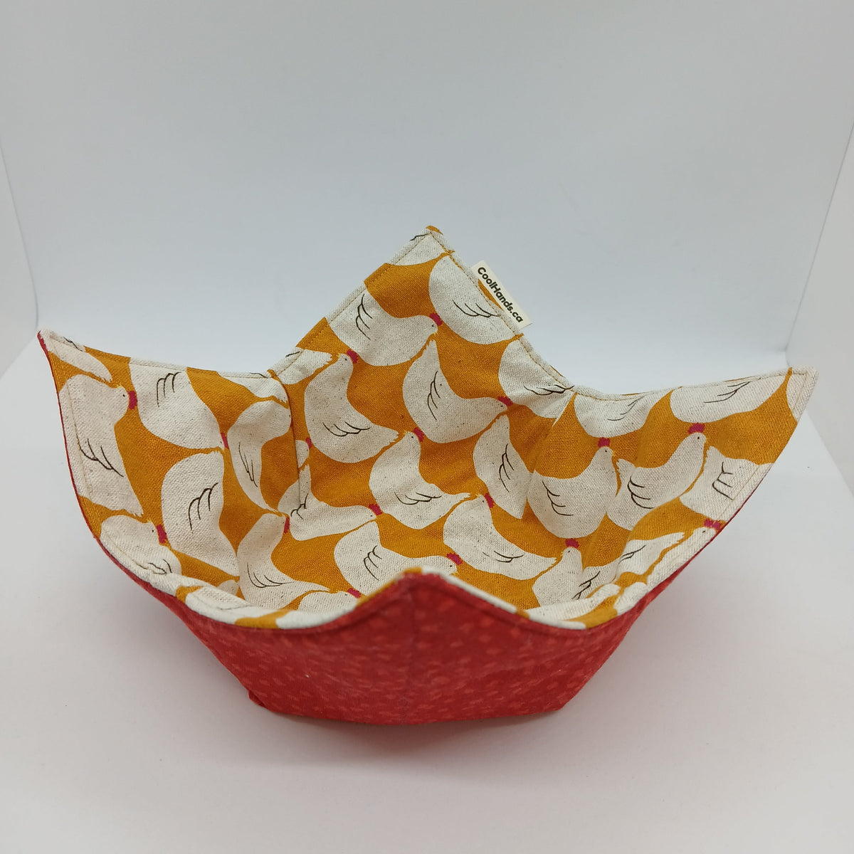 100% Cotton Microwavable Bowl Cozy - Mother Hen-4