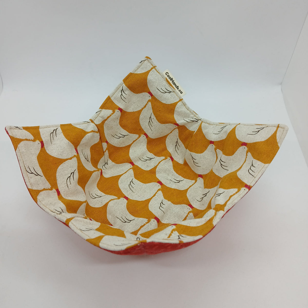 100% Cotton Microwavable Bowl Cozy - Mother Hen-3