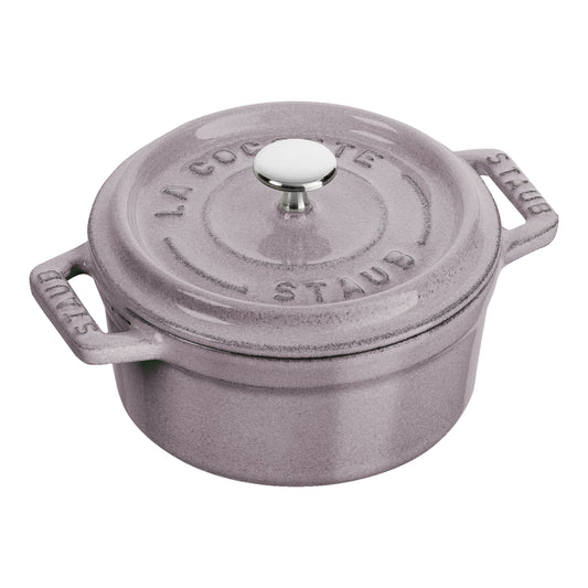 STAUB La Cocotte 250 mL Cast Iron Round Mini Cocotte, Cherry Blossom-0