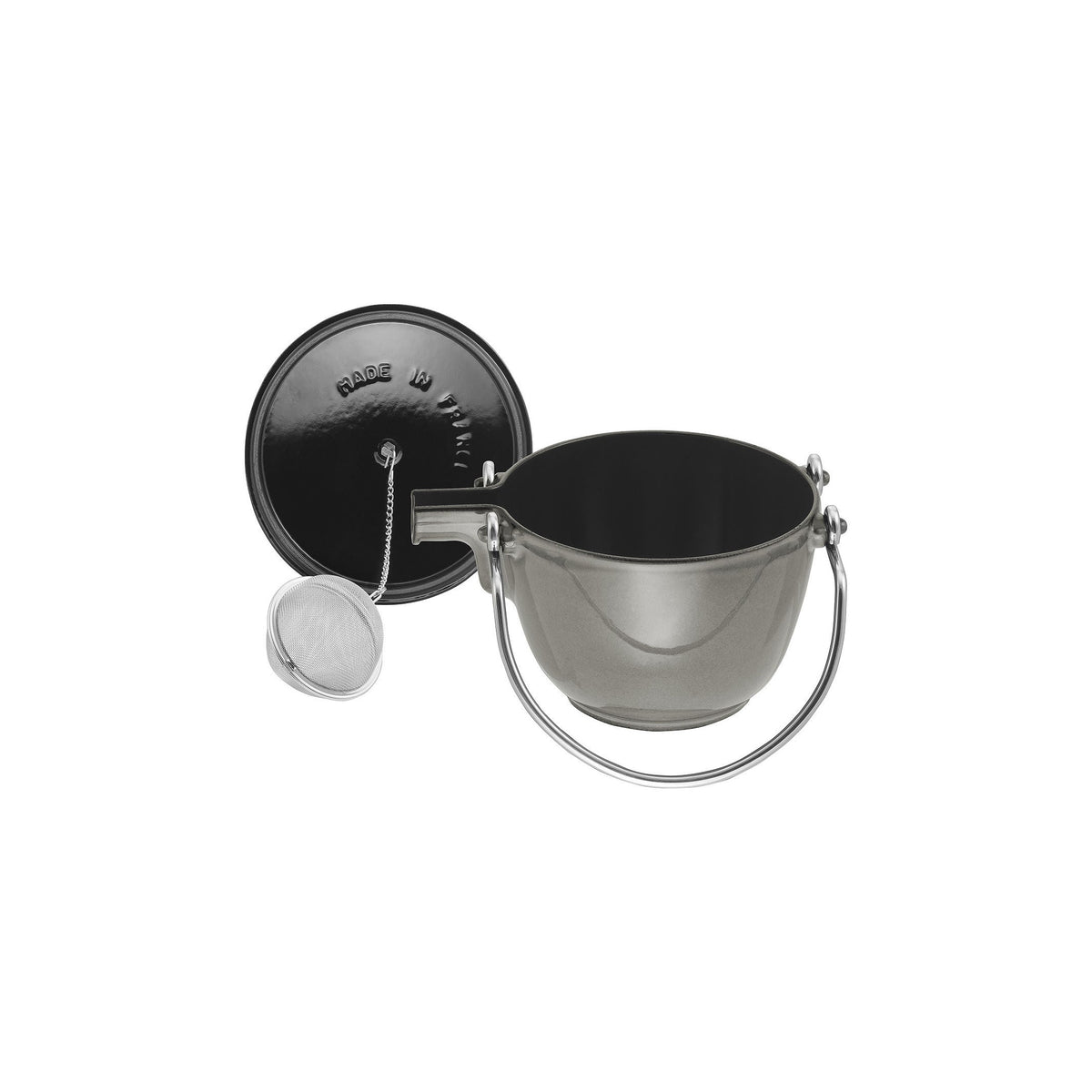 STAUB Specialities 1.1 L Tea Pot, Graphite-Grey-3