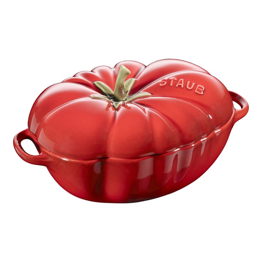 STAUB Ceramique 500 mL Ceramic Tomato Cocotte, Cherry-0
