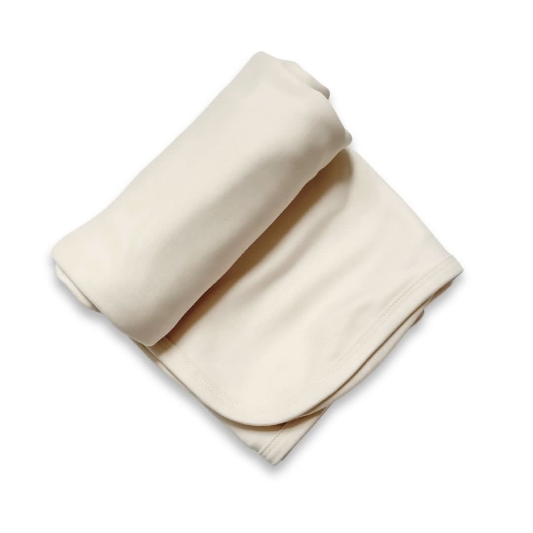 Baby Bamboo Swaddle Blanket | Cream-0