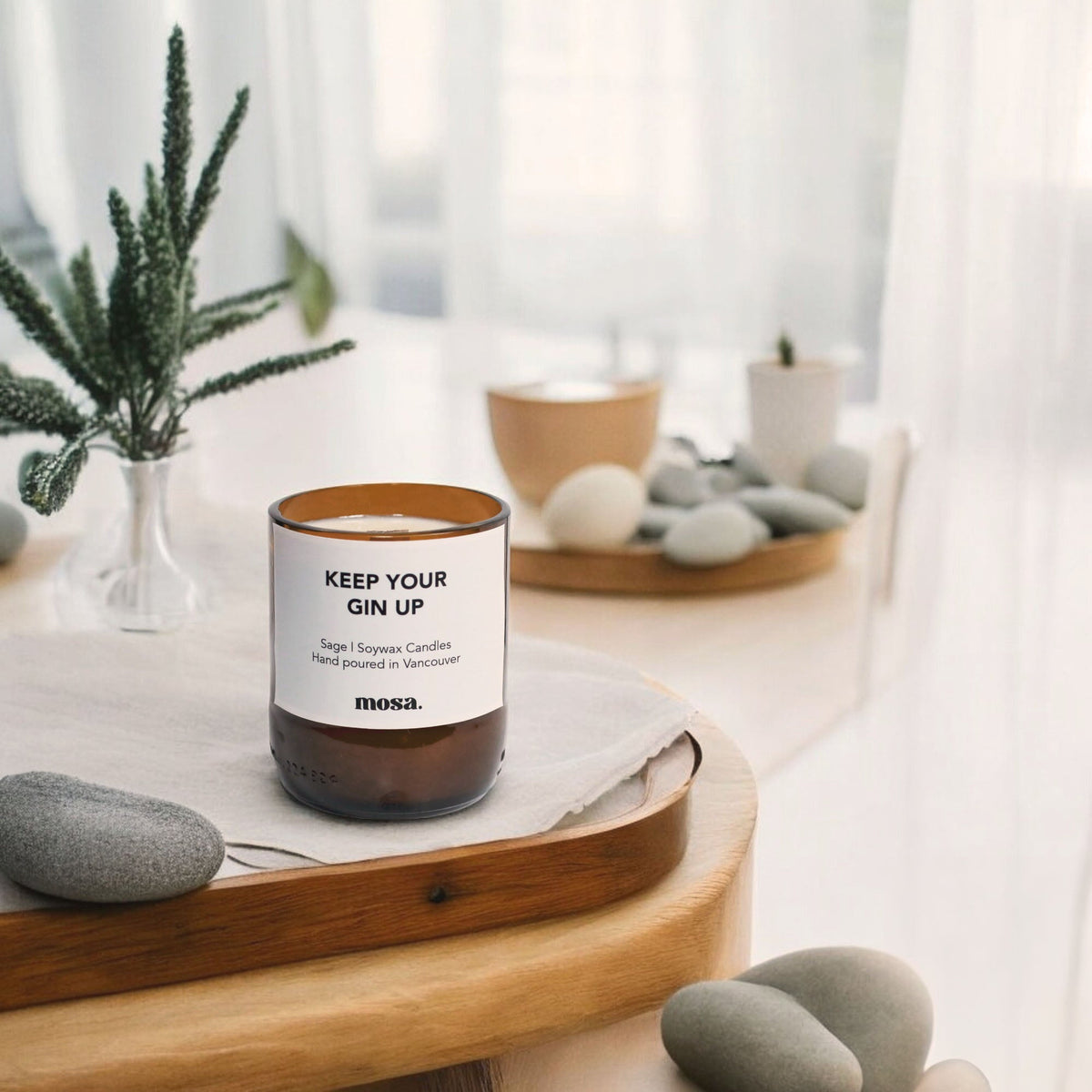 Keep Your Gin Up - Sage Candle