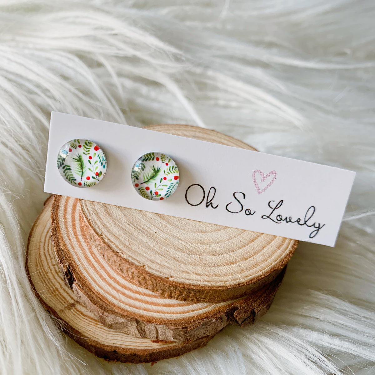 Oh So Lovely Holiday Studs