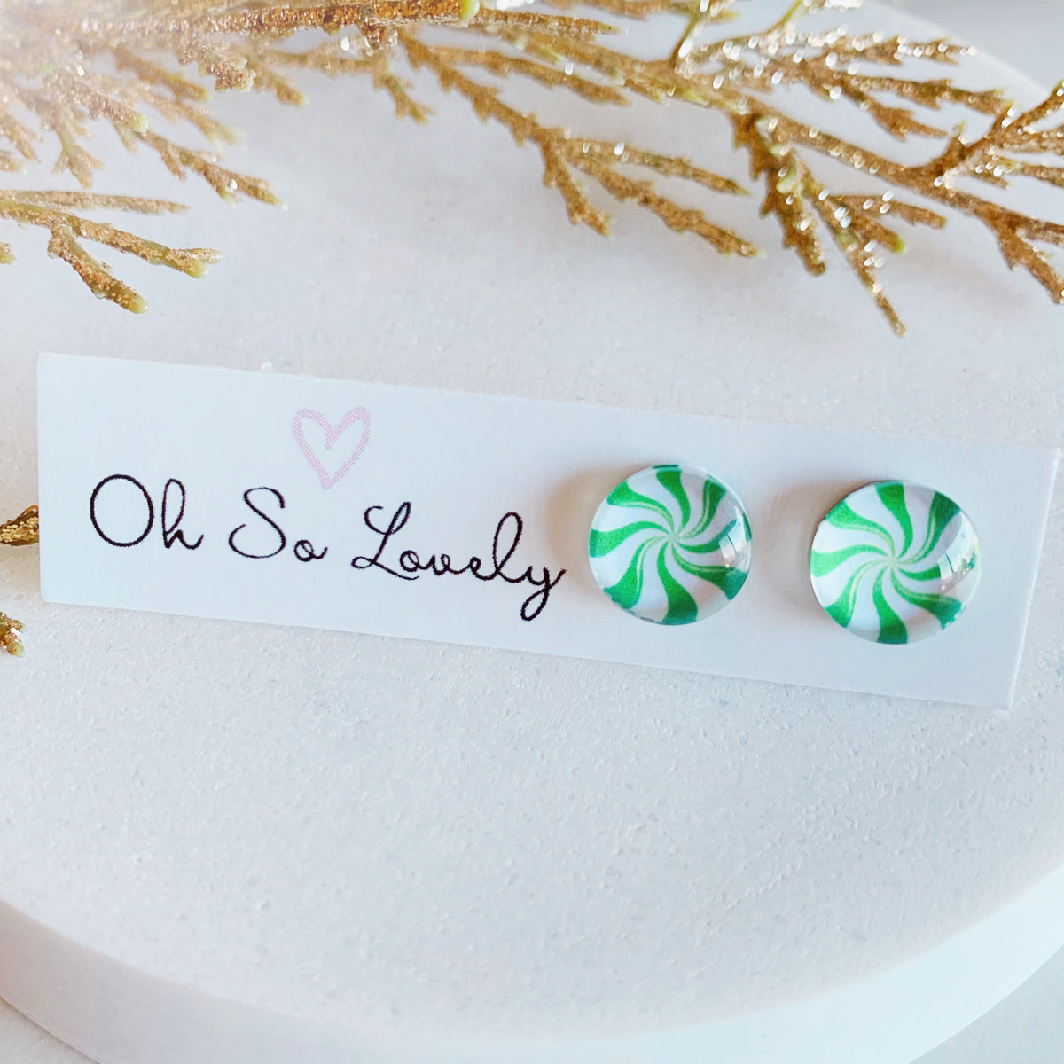 Oh So Lovely Holiday Studs