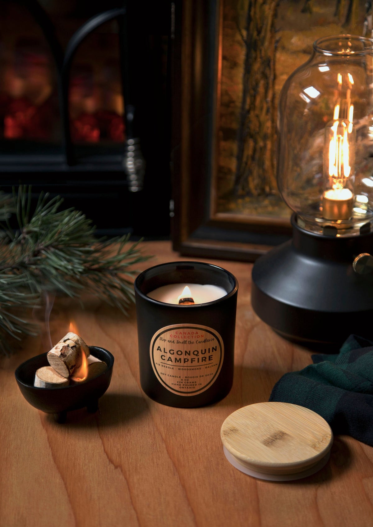 8oz Wood Wick - Candles