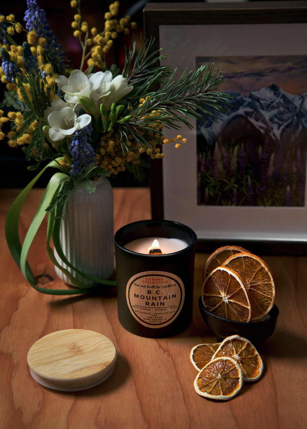 8oz Wood Wick - Candles