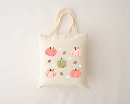 Pumpkin Reusable Tote Bag | Organic Canvas