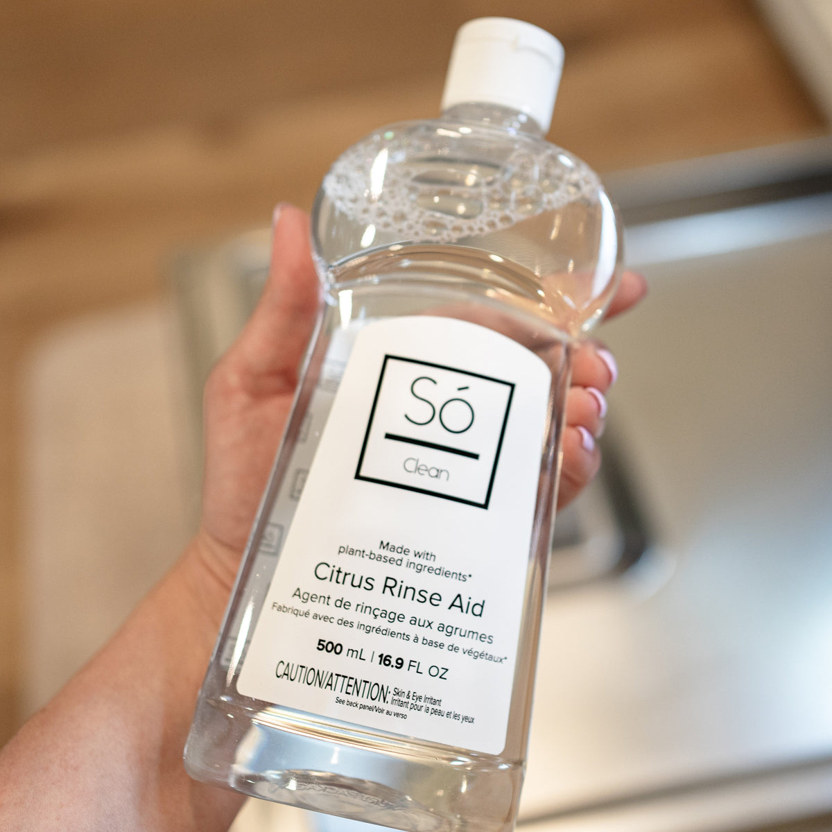 Só Clean Citrus Rinse Aid | Spot-Free Dishes & Glassware