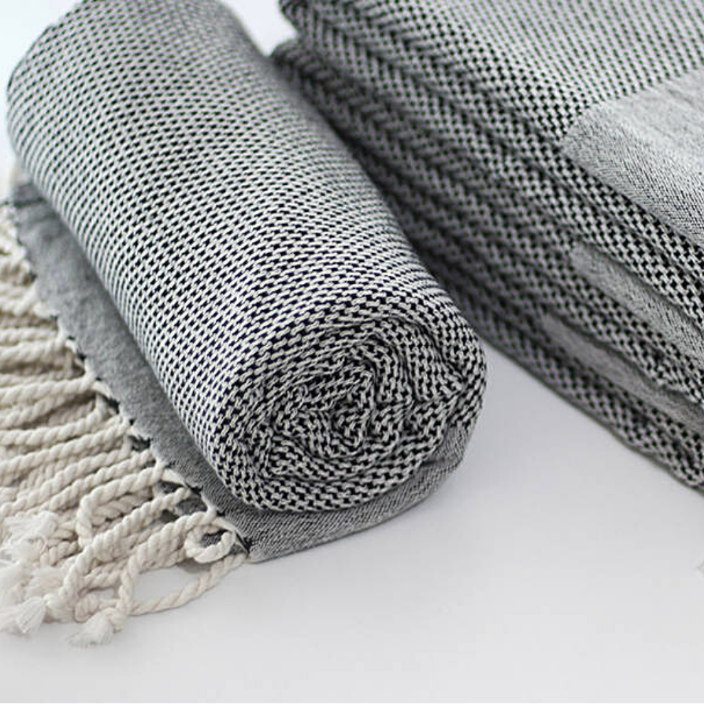DENIZLI Double-Sided Turkish Bath Towels