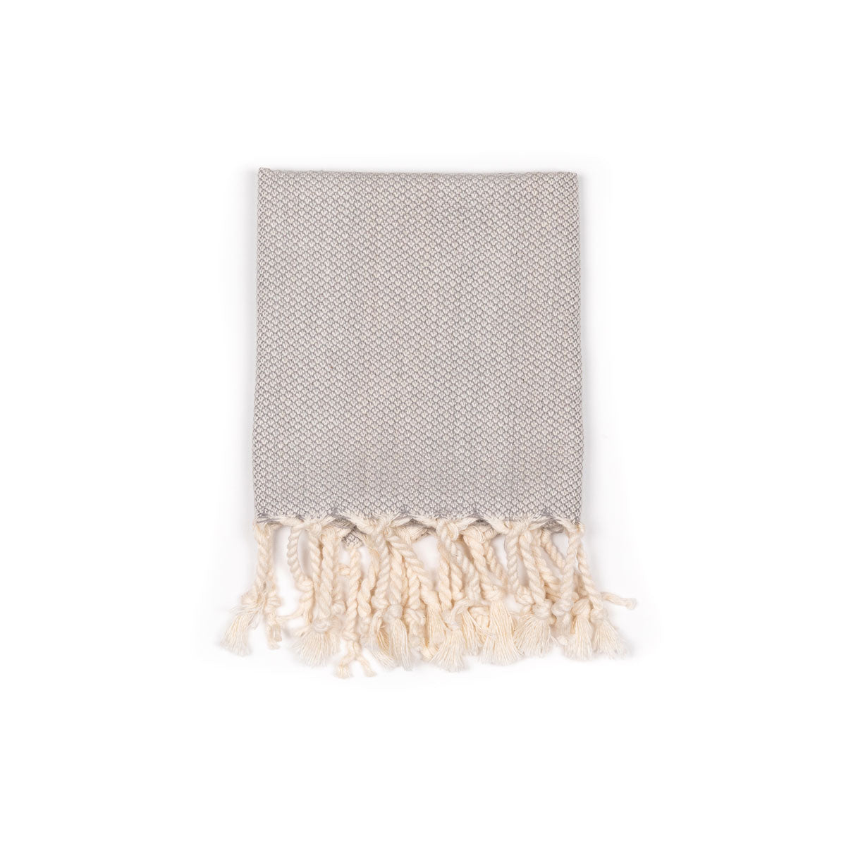 Handwoven Table Linen Peskir | Light Grey
