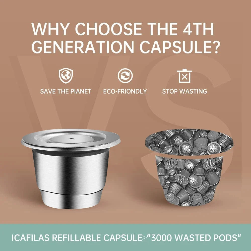 Steel Reusable Nespresso Pod