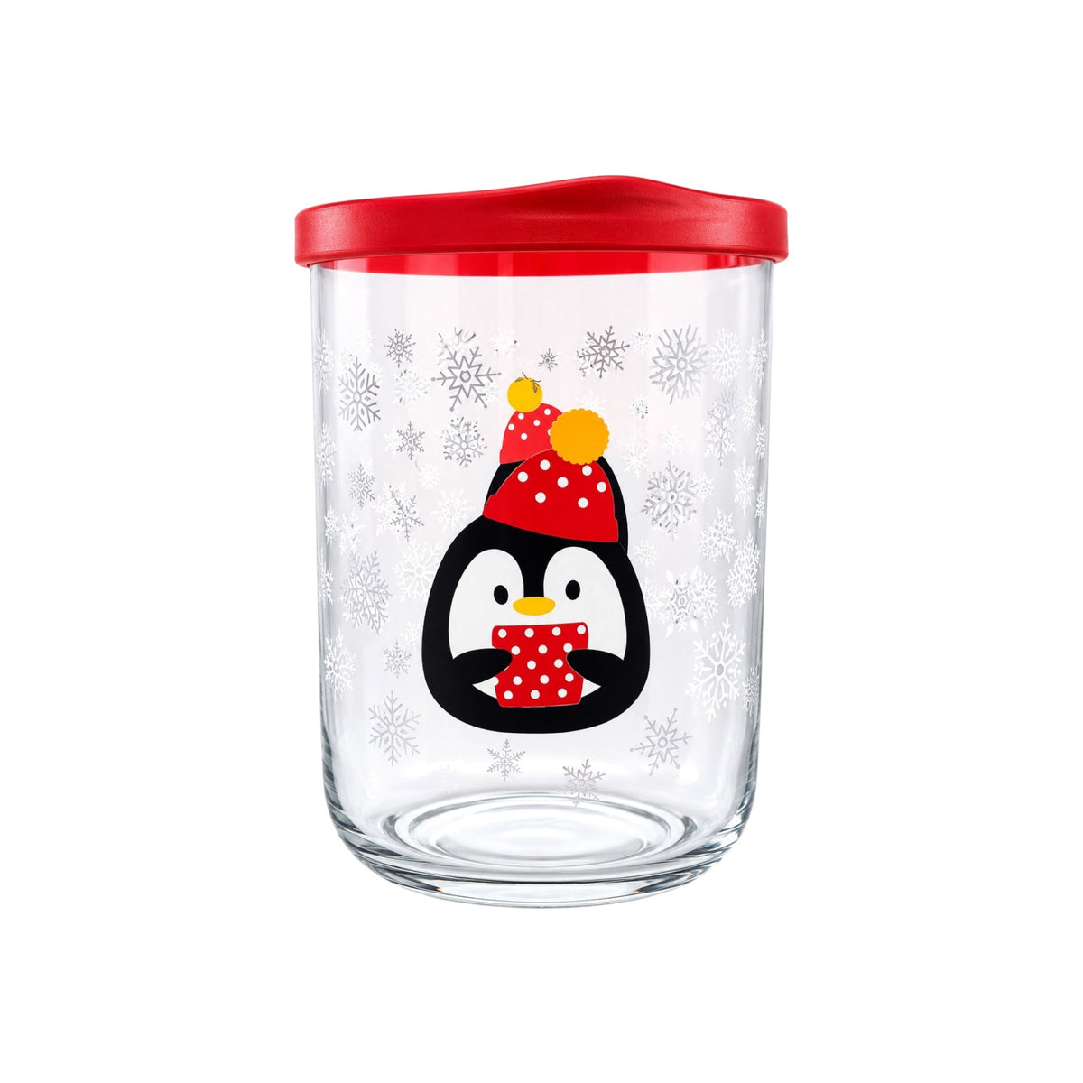 Holiday Glass Storage Jar
