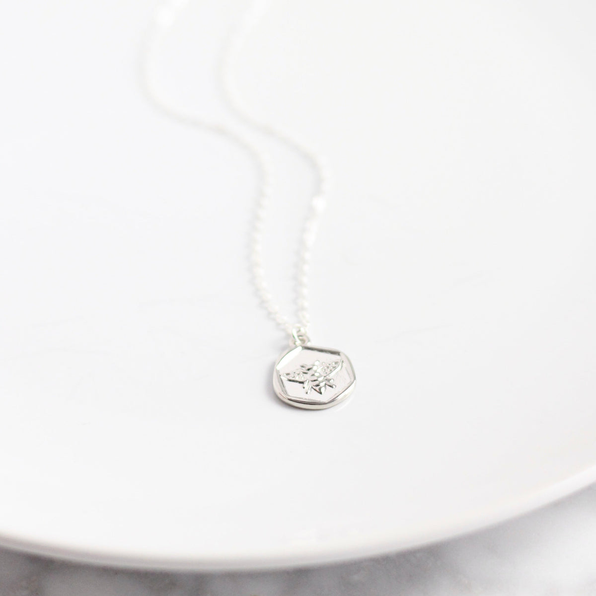 Bee Medallion Necklace