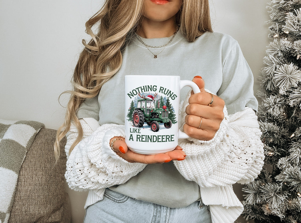 "Nothing Runs Like a Reindeere" 15oz Mug
