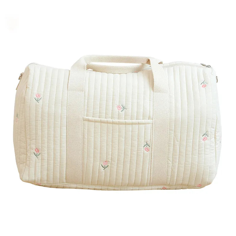 Diaper Bag with Shoulder Strap and Pockets-8