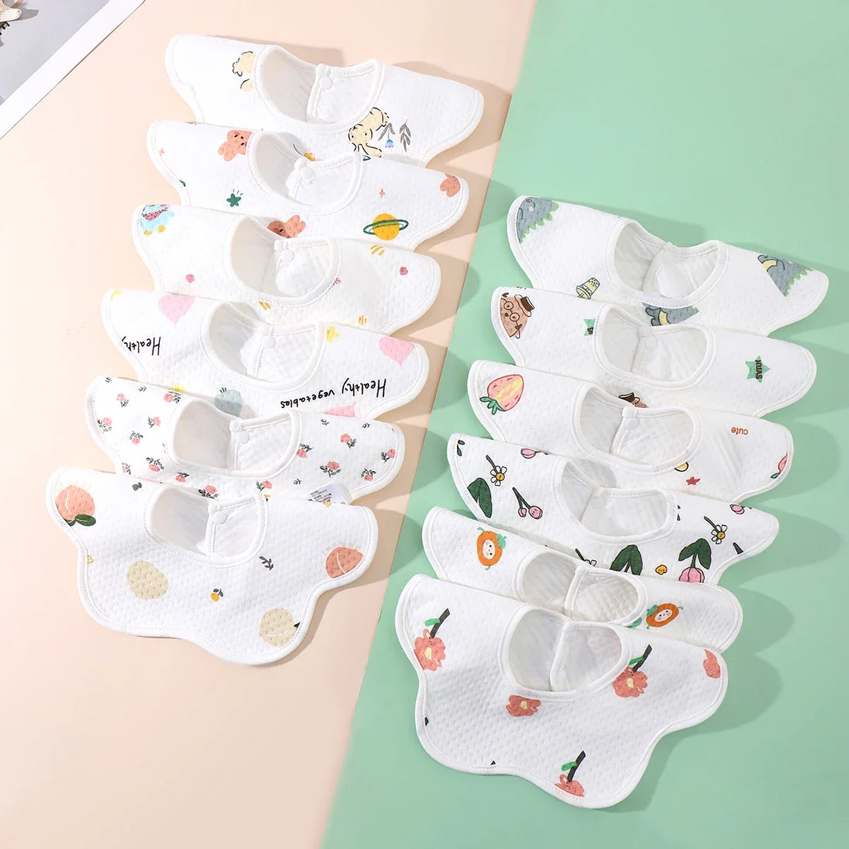 Cotton Waterproof Bib for newborns-3
