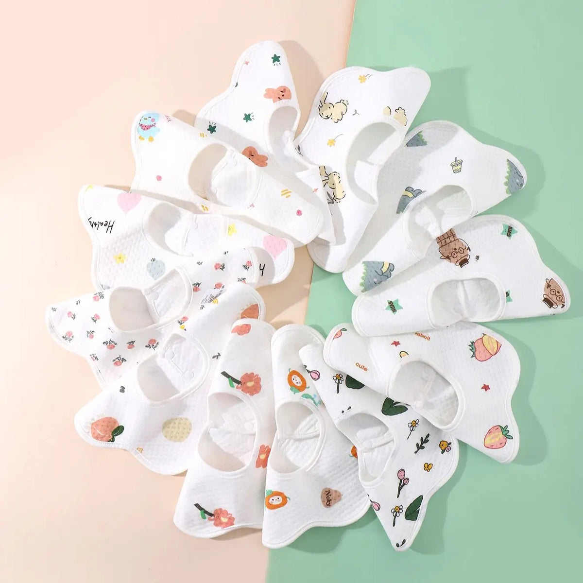 Cotton Waterproof Bib for newborns-4