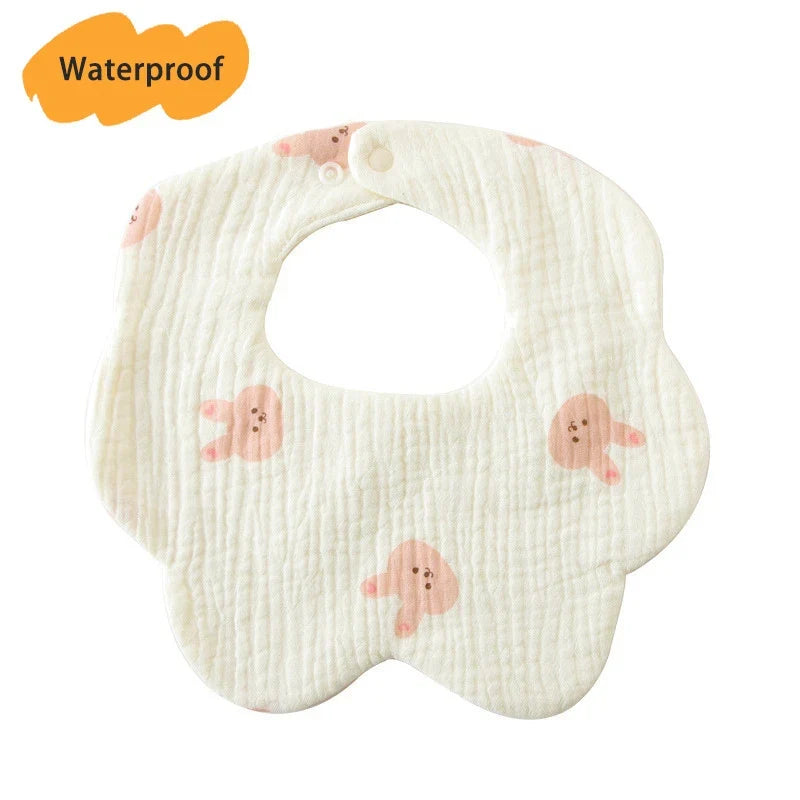 Multi layered Waterproof Baby Bib-12