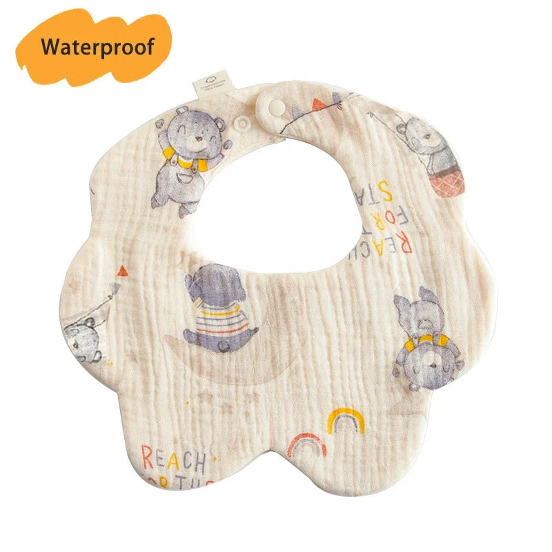 Multi layered Waterproof Baby Bib-6