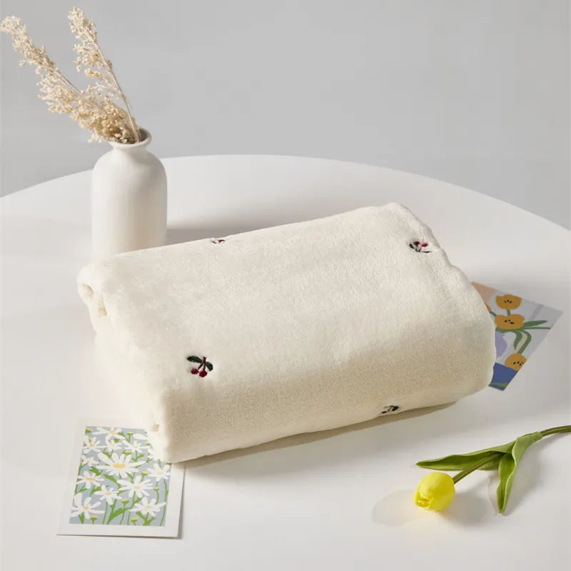 Warm Fleece Blanket 125x90cm-3