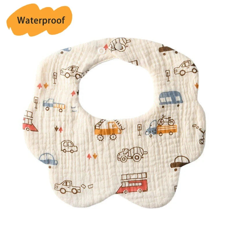Multi layered Waterproof Baby Bib-9