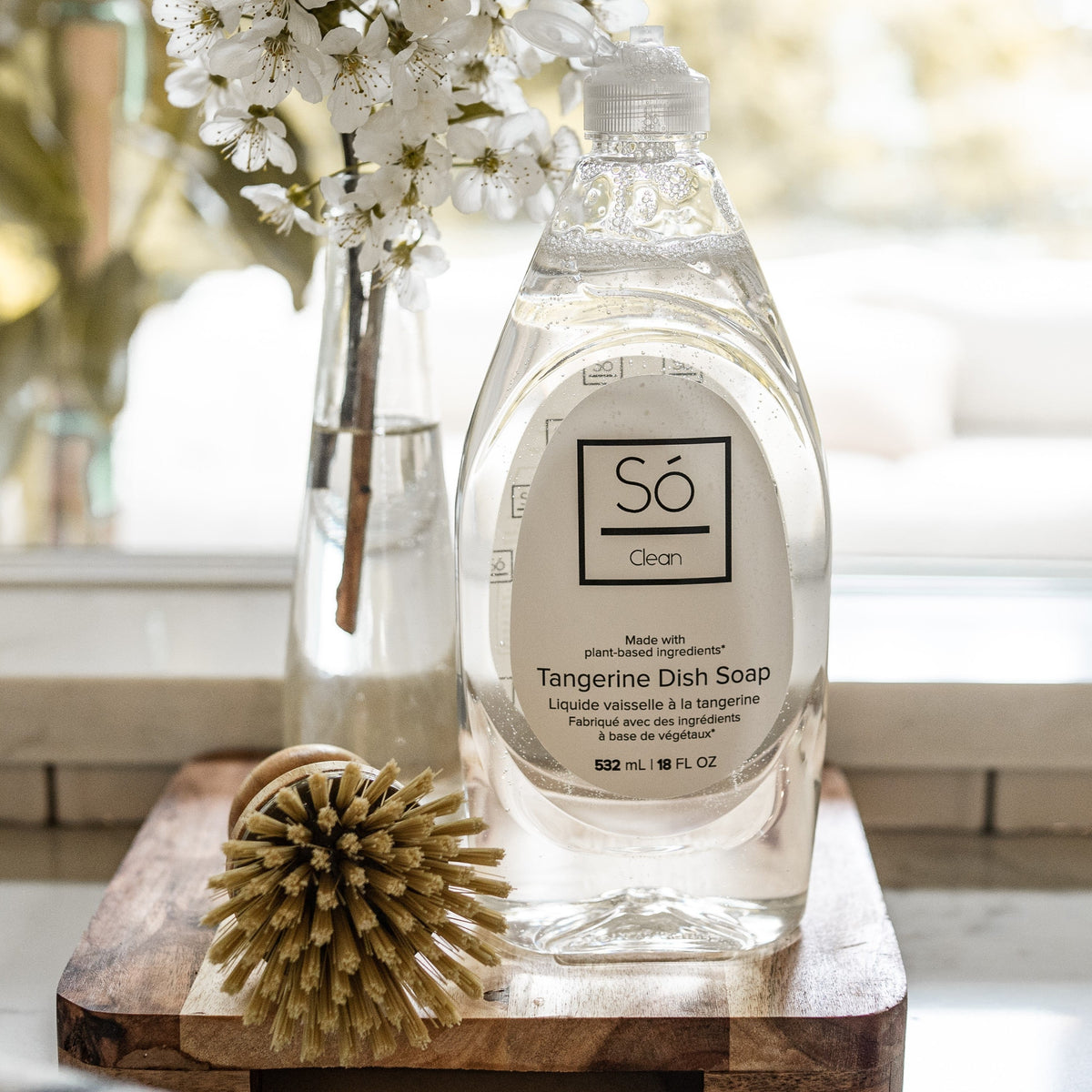 Só Clean Tangerine Dish Soap | Plant-Based & Gentle on Hands