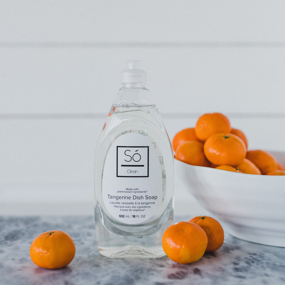 Só Clean Tangerine Dish Soap | Plant-Based & Gentle on Hands
