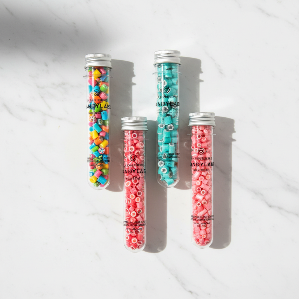 CandyLabs Candy Tubes Flat Lay