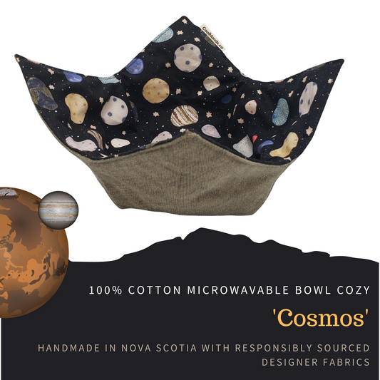 100% Cotton Microwavable Bowl Cozy - Cosmos-0
