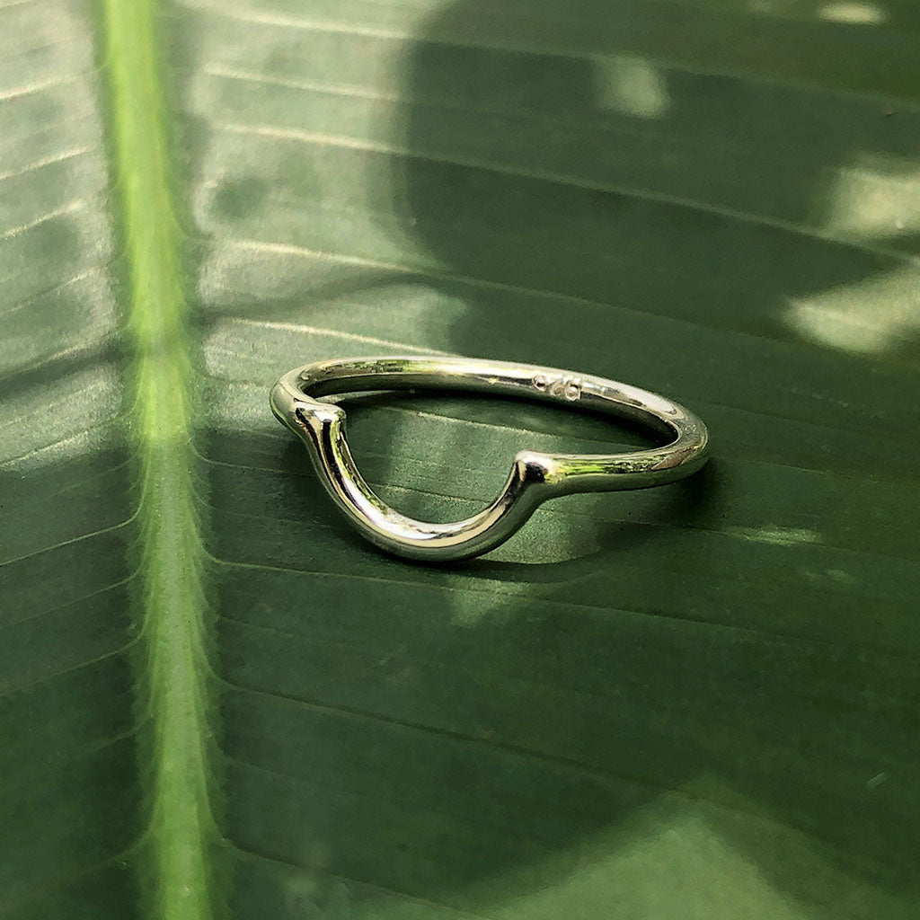 Size 7  Half Moon Ring