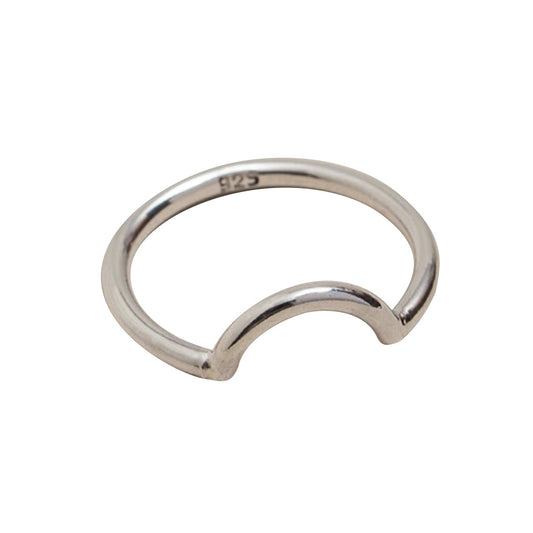 Size 7  Half Moon Ring