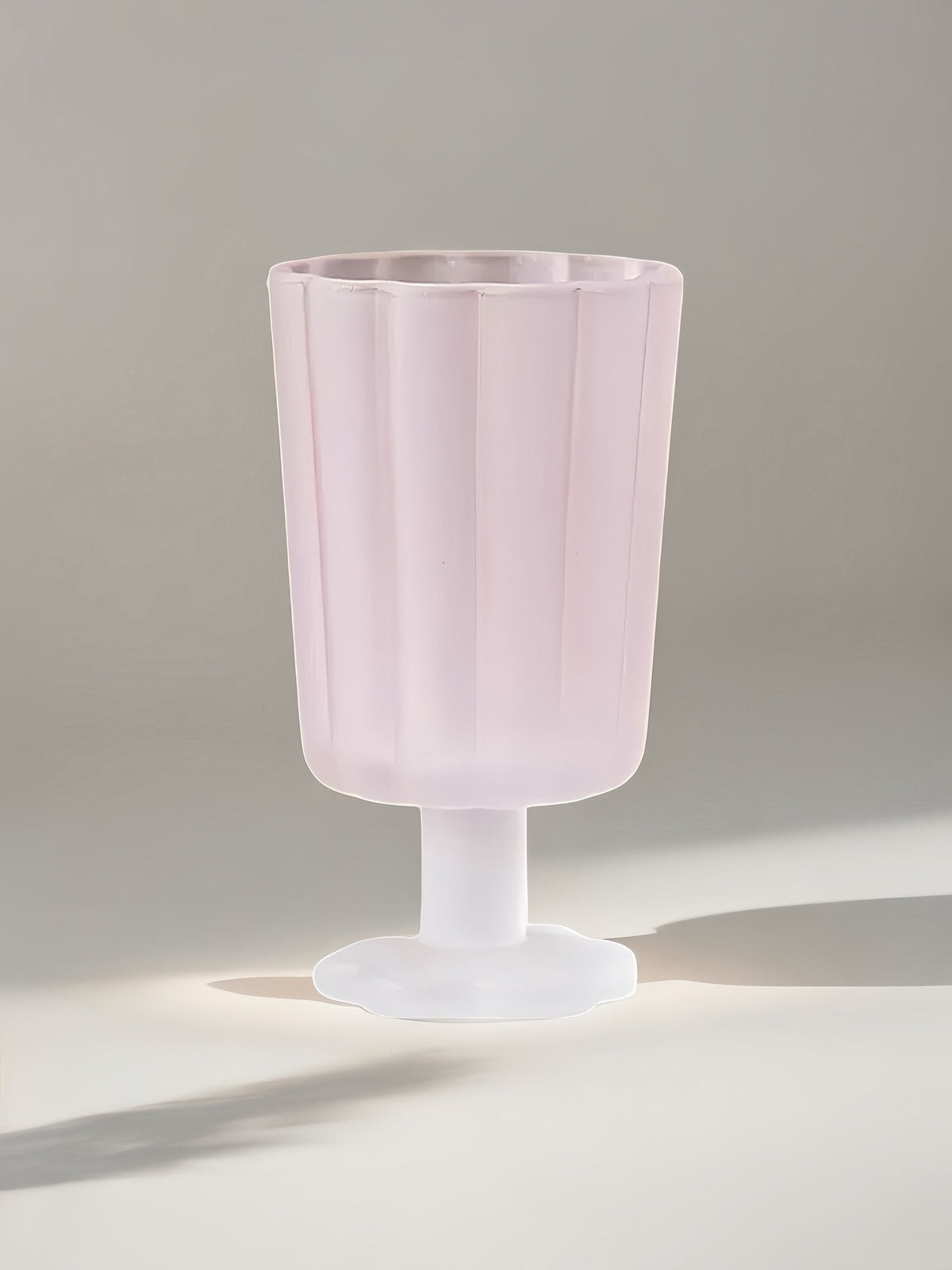Hand Blown Petal Goblets - Cute Whimsical Colored Wine Glasses-12