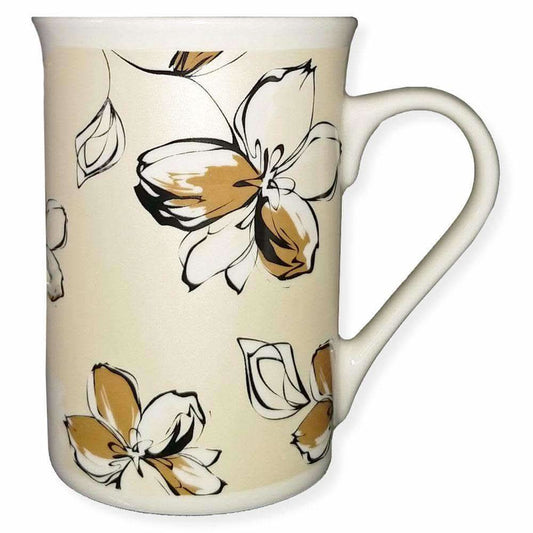 Watercolour Ceramic Mug Set of 4