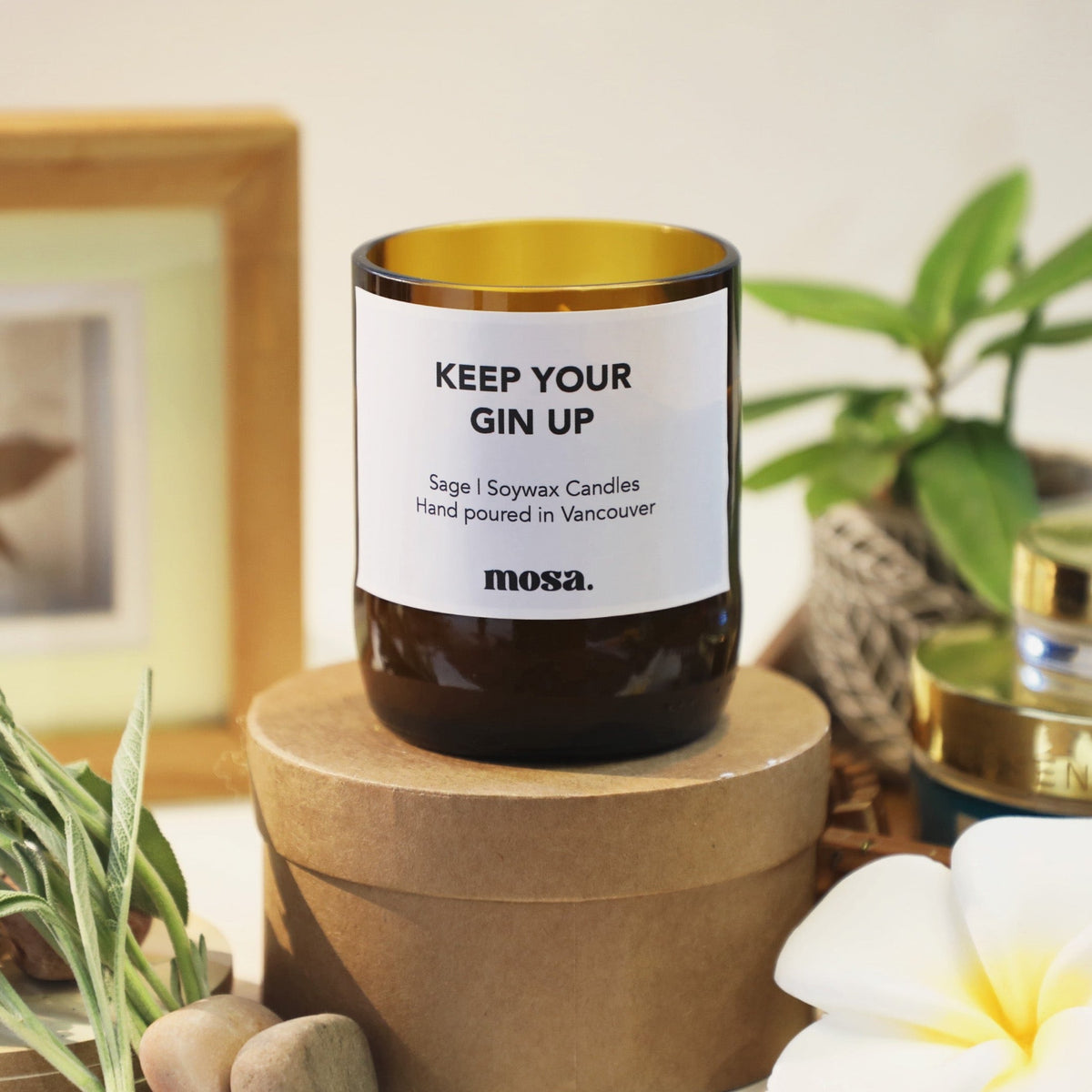 Keep Your Gin Up - Sage Candle
