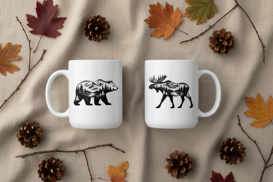 The North & Wild Mug Set – Flat Lay
